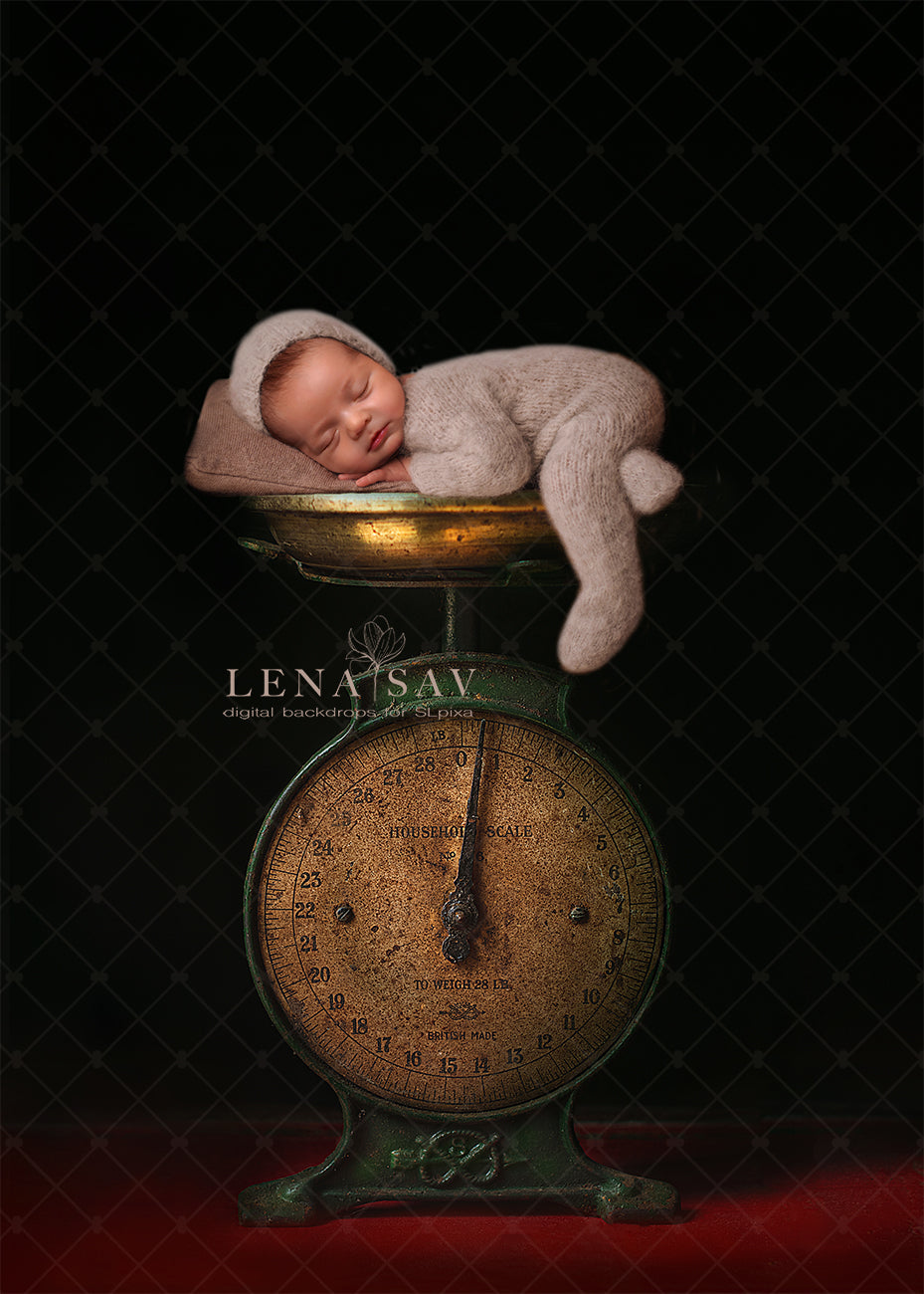 PNG RETRO Newborn Digital background,Old rusty iron spring scale #423 Composite photography